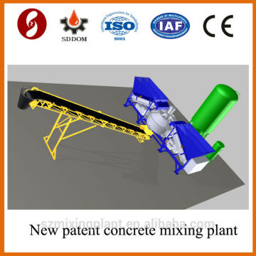 Flat-plate MD1800 10-16m3/h mobile concrete mixing plant,concrete mixing plant.concrete plant